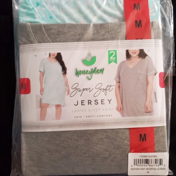Honeydew Ladies - SLEEP SHIRT - 2 PACK (XS, S, M) - Picture 3 of 9